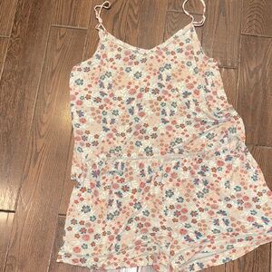 JOYSPUN Floral Print Women's Sleepwear shorts Set size 3X